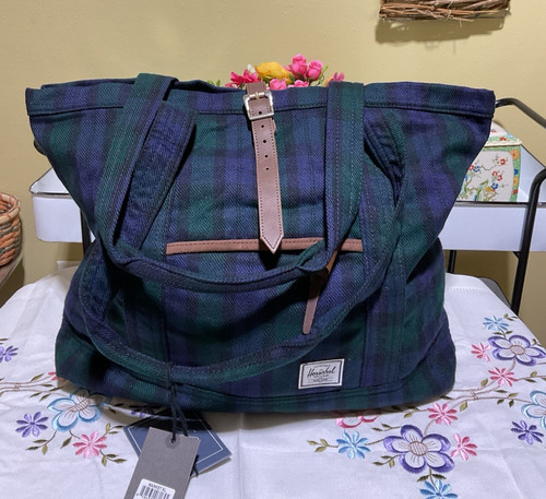 Herschel market blue green - market,