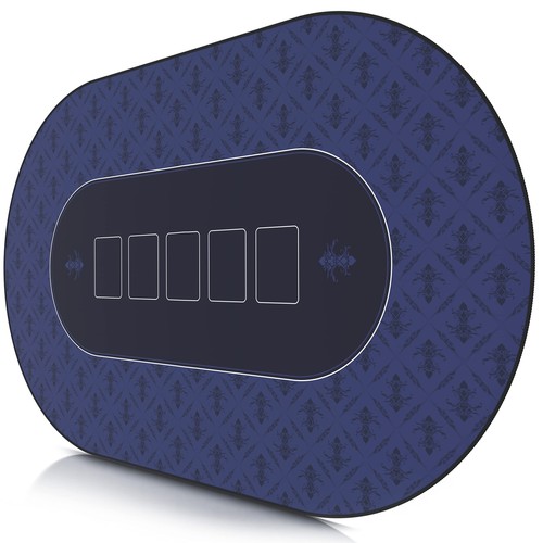 Csl xxl poker mat round - round,