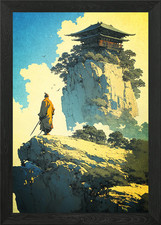 Shaolin Monk Standing Artwork