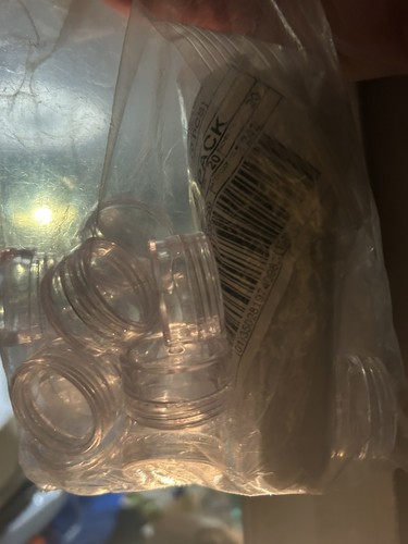 Plastic sample tubs - plastic, approx