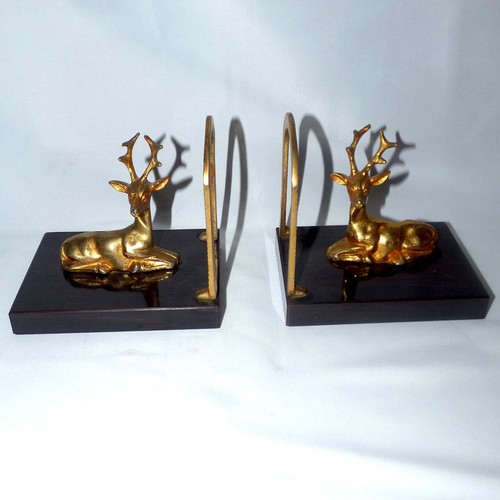 Vintage art deco spelter deer - vintage,