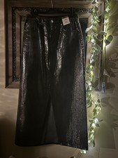 M&S Long  Women's Sequin Embellished Skirt Size 12 BNWT 