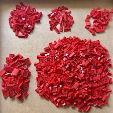 1.1Kg Red LEGO Roof Slopes &