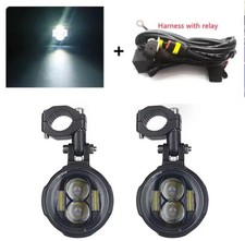 Pair 100W Motorcycle Headlight
