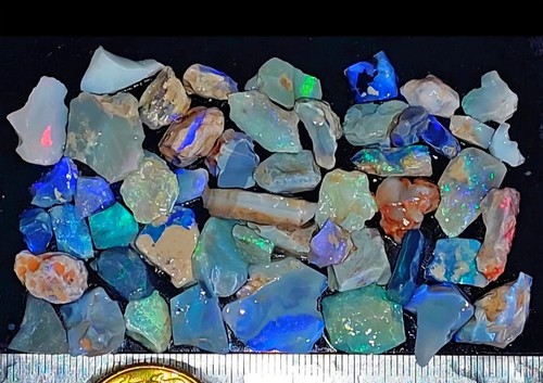 100ct black opal parcel - opal,