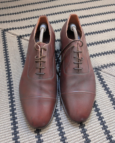 Vintage church men - vintage, brown