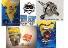 KX 100 98-00 Mitaka Engine Rebuild Kit Crank Piston C Mains Gasket Seal Kit