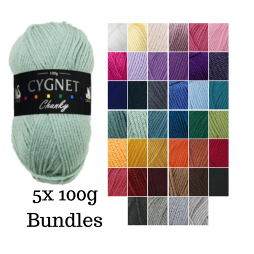 Cygnet chunky 100g bundles - chunky,