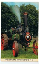 Postcard traction engine