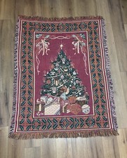 Christmas tree throw