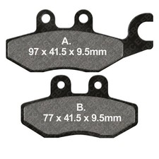 Pair pads ebc - pads,
