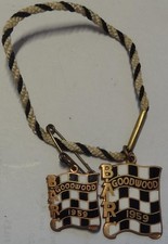 1959 BARC Goodwood Members badges - British Automobile Racing Club