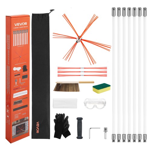 Vevor chimney sweep kit - vevor,