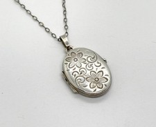 Solid Sterling Silver Oval
