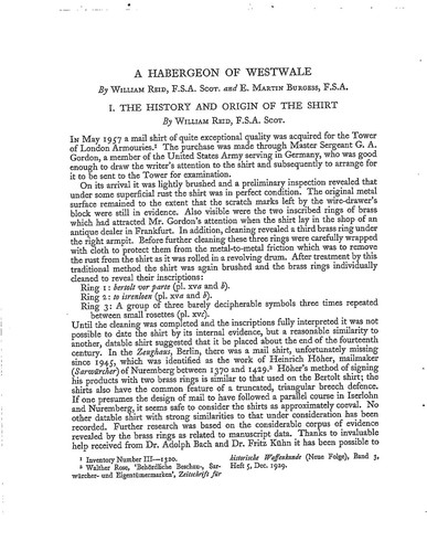 Habergeon westwale a - a,