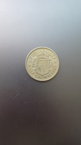 1957 half crown queen - 1957,