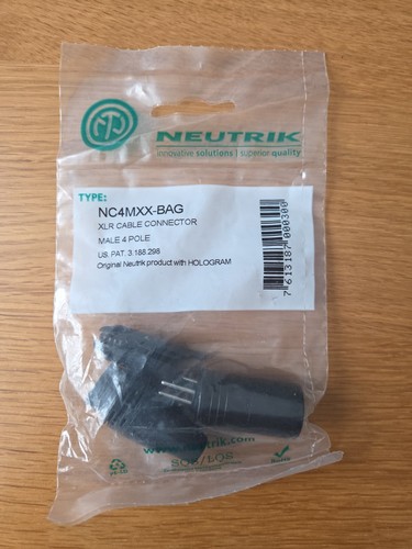Neutrik nc4mxx male - neutrik,