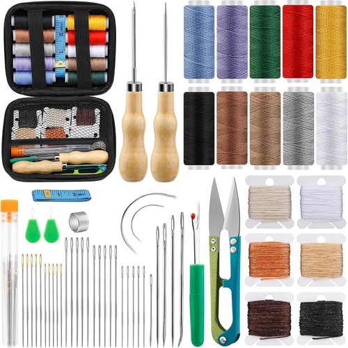 Leather sewing kit hand - leather,