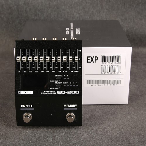 Boss 200 graphic equalizer - graphic,