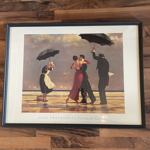 Vtg 33inx24in vettriano - vtg,
