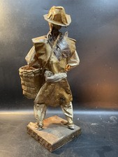 Vintage Paper Mache Man with