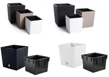 Plant Flower Pot Square Rattan