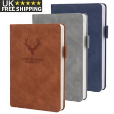 180 Pages A5 Notebook PU Leather Cover Personal Lined Paper Diary Book Journal