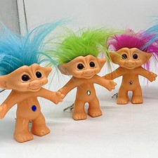 Small Troll Doll Keychain Key
