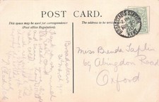 FAMILY HISTORY - POSTCARD - TAPLIN - OXFORD ABINGDON ROAD Broadstairs Station Pm