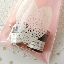 Pink Clear Fronted Cellophane