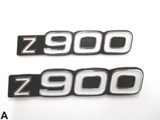2x side cover emblem shield cover side cap plate Kawasaki Z 900 A 4 - new