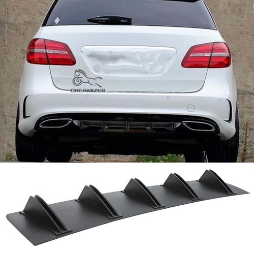 Rear diffuser fins bumper - diffuser,
