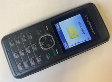 Sony Ericsson J132 Mobile Phone UNLOCKED Black Retro Simple 2009 Handset