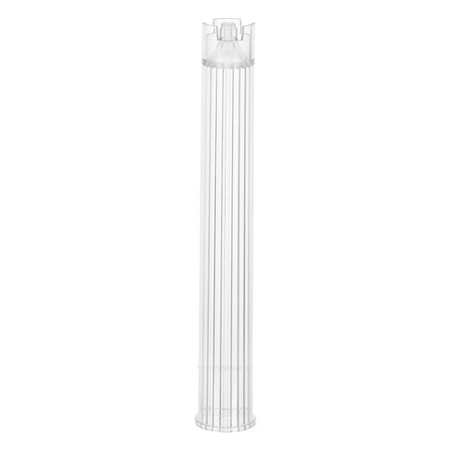Plastic clear candle - plastic,