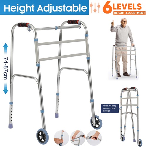 Folding walking frame - walking,