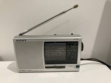 Sony ICF-SW11 12-Band Radio FM/SW/MW/LW Stereo Portable Radio Working Order