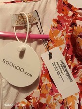 Boohoo Floral Midi Dress Size