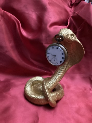 Snake pocket watch stand - ,