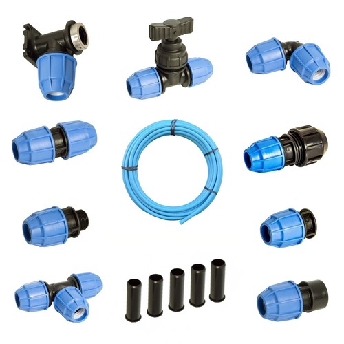 Mdpe plastic compression - plastic,