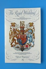 ROYAL WEDDING PROGRAMME