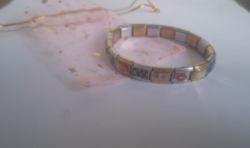 Italian link charm bracelet - italian, 18