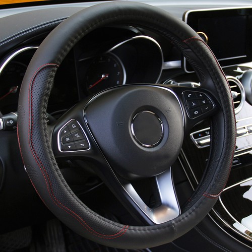 Leather car steering - leather,