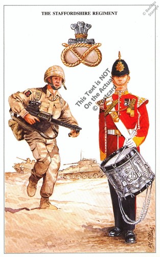 The staffordshire regiment - the,