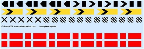 Semaphore signal detail - , pack