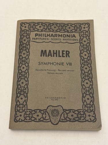 Mahler symphony pocket score - 8,