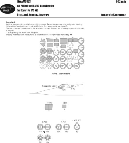 New ware nwam0683 sr - new, 1:72