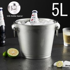 5L Large Galvanised Metal Wine