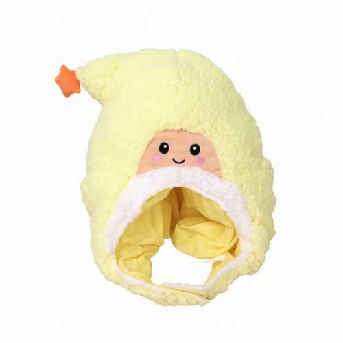 Cartoon fleece hat padded - cartoon,