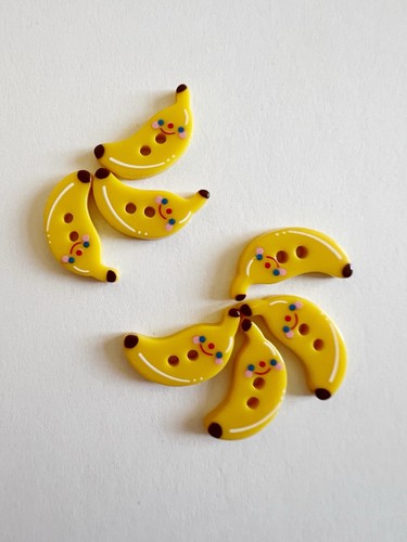7pc smiley banana novelty - 7pc,