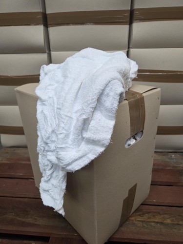 Box 10kg premium white terry - box,